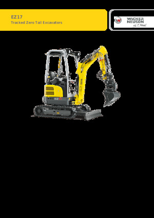 Miniexcavadoras Wacker Neuson EZ17-2