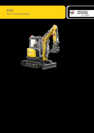 Miniexcavadoras Wacker Neuson EZ26
