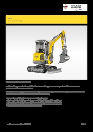 Miniexcavadoras Wacker Neuson EZ28