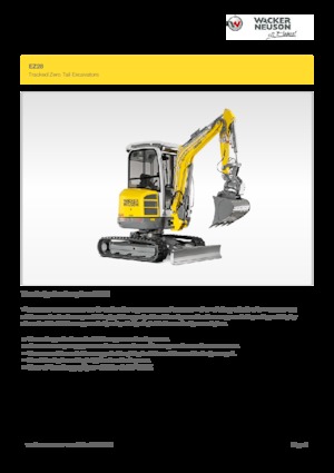 Miniexcavadoras Wacker Neuson EZ28