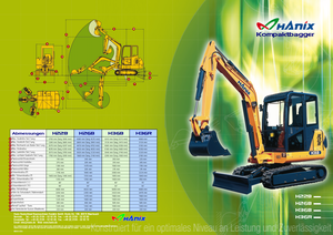 Miniexcavadoras Hanix H 26 B