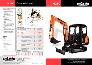 Miniexcavadoras Hanix H 26 B