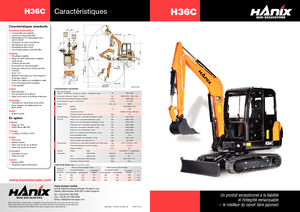 Miniexcavadoras Hanix H 36 B