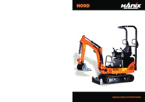 Miniexcavadoras Hanix H09D