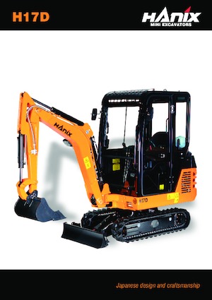 Miniexcavadoras Hanix H17D