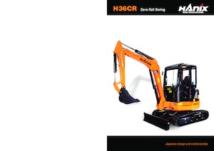 Miniexcavadoras Hanix H36CR