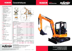 Miniexcavadoras Hanix H36CR