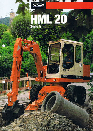 Excavadoras hidráulicas  de ruedas Terex-Schaeff HML 20