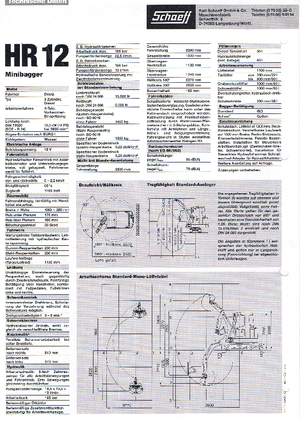 Miniexcavadoras Terex-Schaeff HR 12