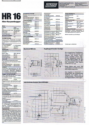 Miniexcavadoras Terex-Schaeff HR 16
