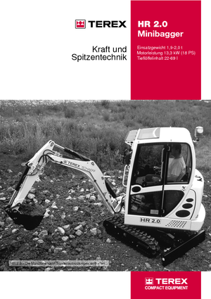 Miniexcavadoras Terex-Schaeff HR 2.0