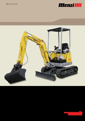 Miniexcavadoras Menzi IHI 17vxe
