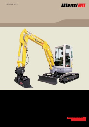 Miniexcavadoras Menzi IHI 35v4