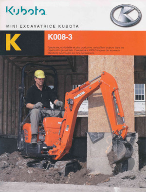 Miniexcavadoras Kubota K008-3