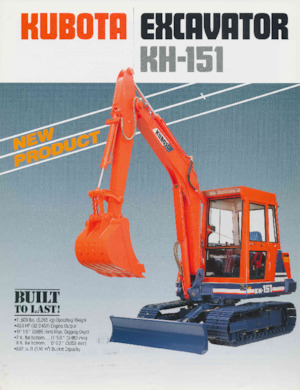 Miniexcavadoras Kubota KH151