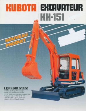 Miniexcavadoras Kubota KH151