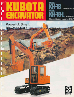 Miniexcavadoras Kubota KH18