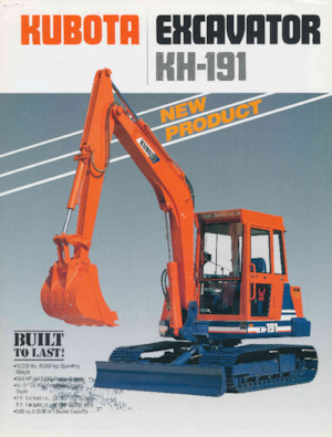 Miniexcavadoras Kubota KH191