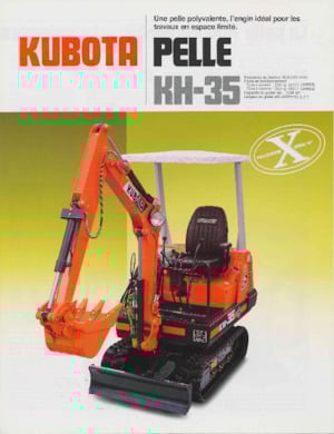 Miniexcavadoras Kubota KH35