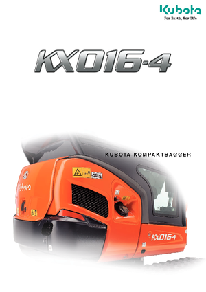 Miniexcavadoras Kubota KX016-4 G