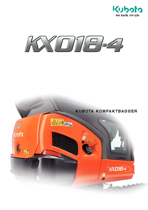 Miniexcavadoras Kubota KX018-4 G