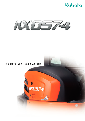 Miniexcavadoras Kubota KX057-4