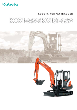 Miniexcavadoras Kubota KX101-3α2