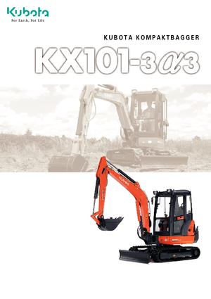 Miniexcavadoras Kubota KX101-3α3