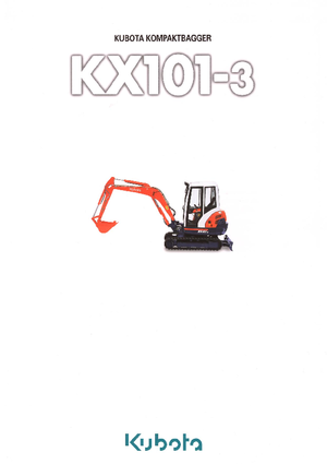 Miniexcavadoras Kubota KX101-3α GL