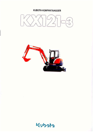Miniexcavadoras Kubota KX121-3 GL