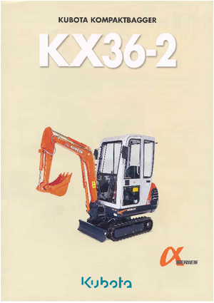 Miniexcavadoras Kubota KX36-2 HG