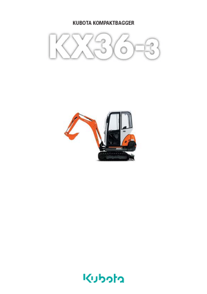 Miniexcavadoras Kubota KX36-3 GL