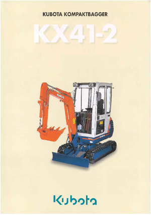 Miniexcavadoras Kubota KX41-2 HG
