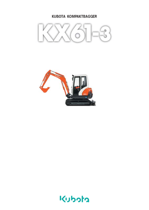 Miniexcavadoras Kubota KX61-3 GL