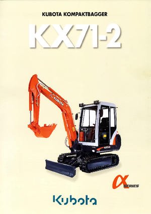 Miniexcavadoras Kubota KX71-2 G