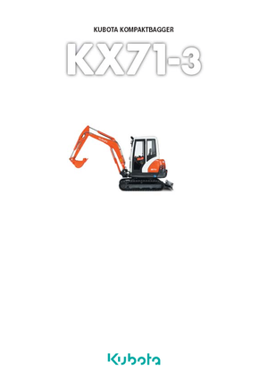 Miniexcavadoras Kubota KX71-3 GL