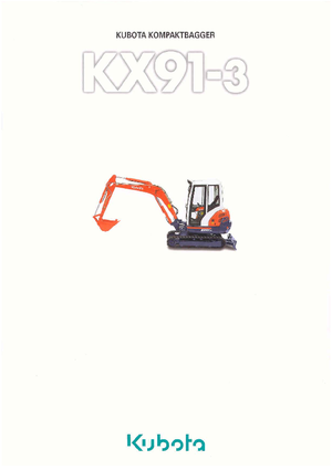 Miniexcavadoras Kubota KX91-3α GL