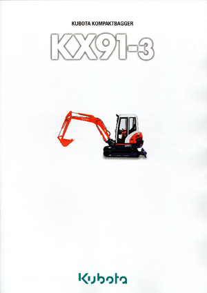 Miniexcavadoras Kubota KX91-3 GL