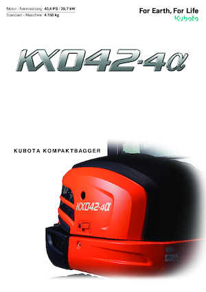 Miniexcavadoras Kubota KX042-4a