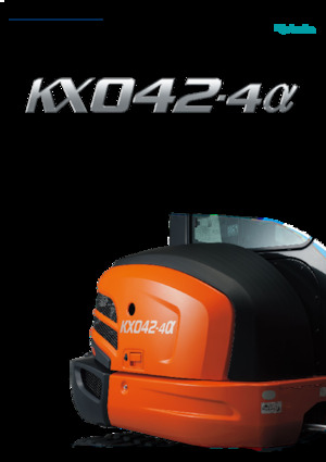 Miniexcavadoras Kubota KX042-4a