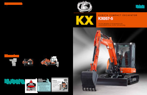 Miniexcavadoras Kubota KX057-5