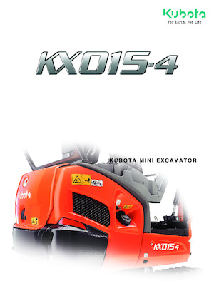 Miniexcavadoras Kubota KX15-4