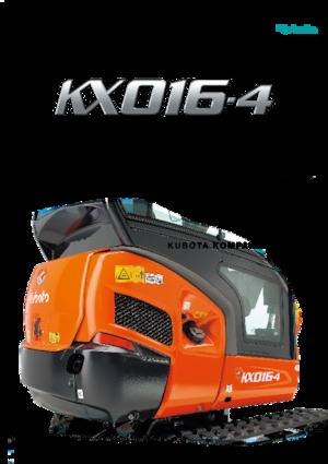 Miniexcavadoras Kubota KX16-4