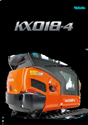 Miniexcavadoras Kubota KX18-4