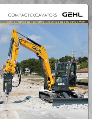 Miniexcavadoras Gehl Z55