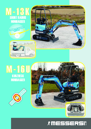 Miniexcavadoras Messersi M16U DS