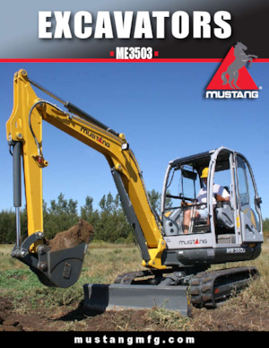 Miniexcavadoras Mustang ME3503