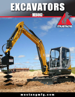 Miniexcavadoras Mustang ME6003