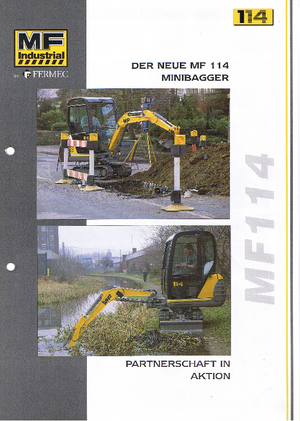 Miniexcavadoras MF Industrial MF 114
