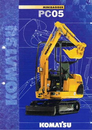 Miniexcavadoras Komatsu PC05-7